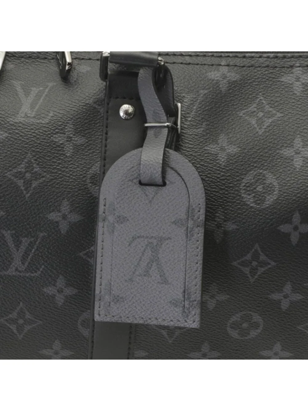 Louis Vuitton Keepall Bandouliere 35 Tag Boston Bag Monogram Eclipse Reverse